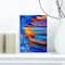 Designart - Boats and Jetty at Pier in Oil Painting - Sea & Shore Painting Print on Wrapped Canvas